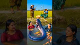 Caught catfish with colorful fish how fishing #DreamScreenAI