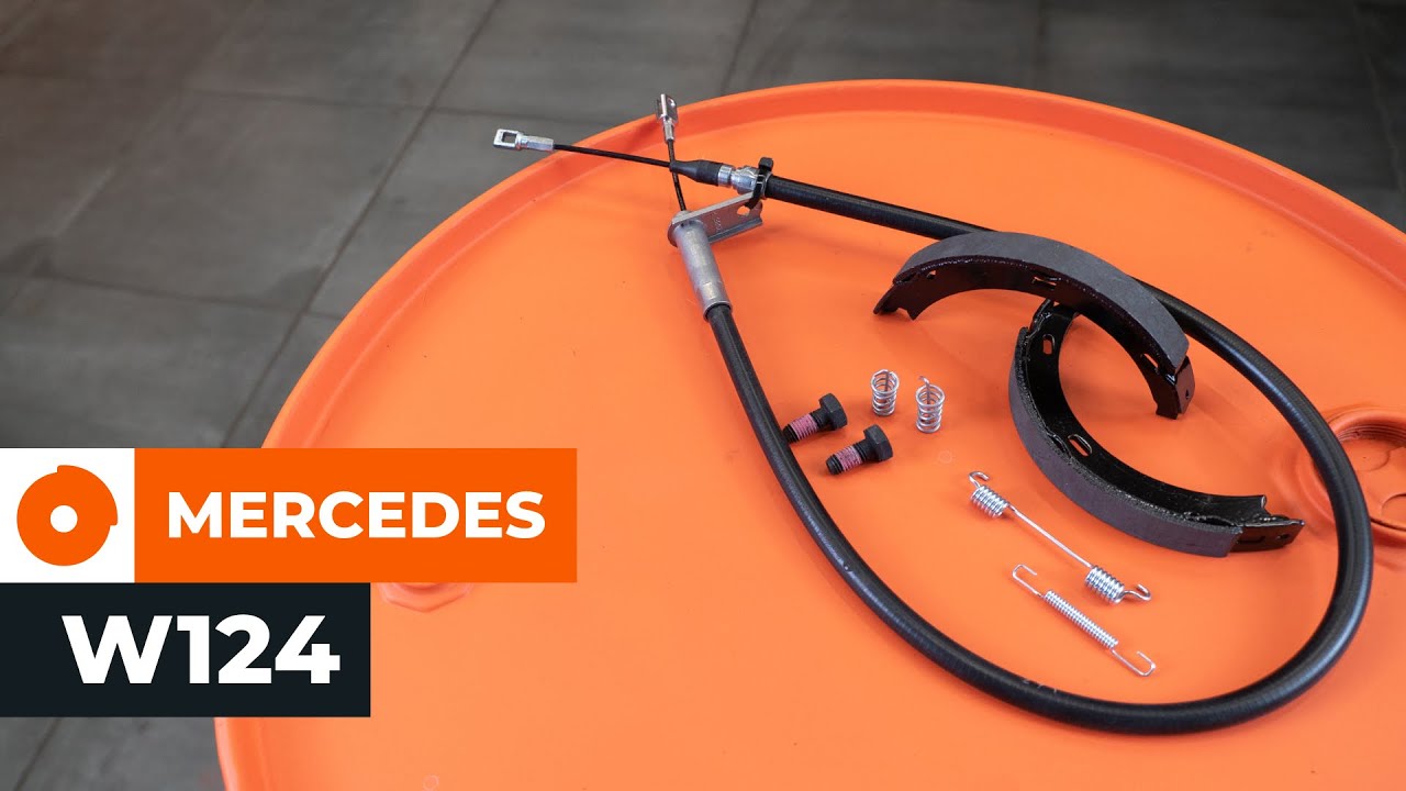 Come cambiare ganasce del freno a mano su Mercedes W124 - Guida alla sostituzione