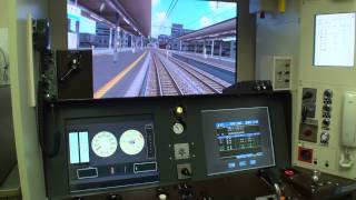preview picture of video 'JR西日本「運転士訓練用シミュレーター」 車両フェスタin七尾 2011年8月27日'