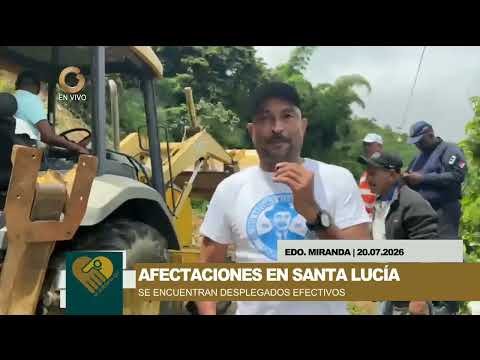 El Solidario | Edo. Miranda | Alc. Omar León: Afectaciones en Santa Lucía por Lluvias