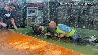 SHOCKING: Video shows alligator attack during kid&#39;s birthday party