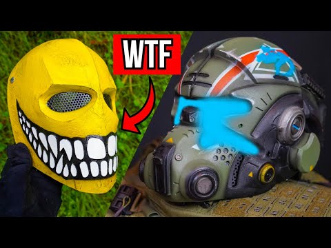I Bought The Craziest Airsoft Helmets/Masks On The Internet!