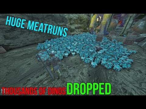 Despawning 2000 Cryo'd Dinos | Meatrunning Alpha MTS Tribes