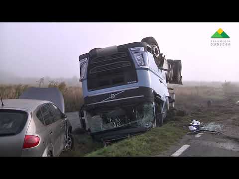 Świątniki, dachowanie ciężarówki