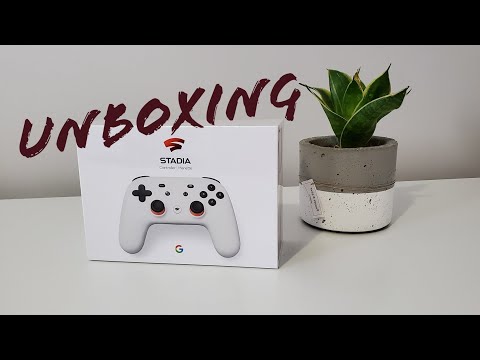 Google Stadia Controller | UNBOXING