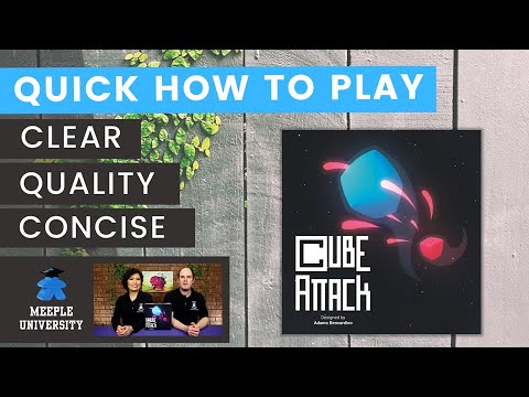 Cube Attack Board Game - Quick How to Play. A Kickstarter Preview