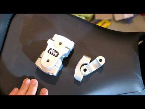 Rox Risers 2" Pivoting Bar Risers Install, BMW R1200GS WC