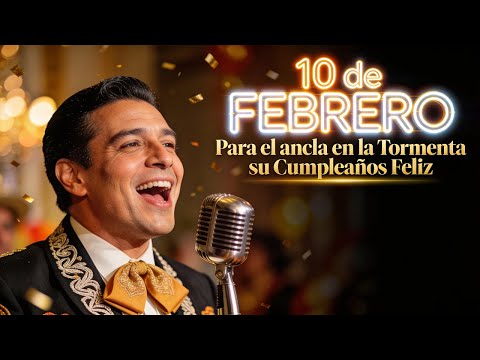 Para el ancla en la tormenta de este 10 de febrero: ¡Un Cumpleaños Feliz con mariachi leal! ⚓