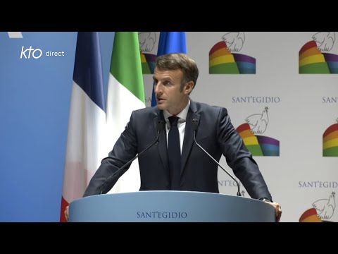 Assemblée inaugurale Sant’Egidio "Le cri de la Paix" avec Emmanuel Macron