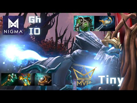 DOTA2 MVP TINY & NIGMA.Gh IO COMBO HIGH SCORE GAME !!!