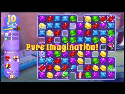 Wonka's World of Candy Level 273 - NO BOOSTERS + FULL STORY 🍫 | SKILLGAMING ✔️