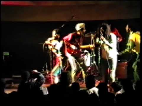 ‘Nottingham Against Apartheid’ benefit gig by the Natural Ites, Trent Polytechnic SU, January 1986.