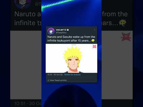 Naruto and Sasuke woke up from the infinite tsukuyomi after 15