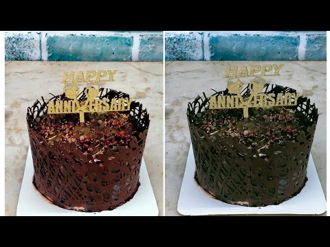 Anniversary Chocolate Cake Design || New Cake Design 2021 #pranshulcakes #cake #cakedecorating