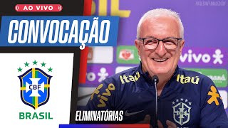 SELEÇÃO BRASILEIRA AO VIVO! CONVOCAÇÃO DE DORIVAL JÚNIOR PARA AS ELIMINATÓRIAS