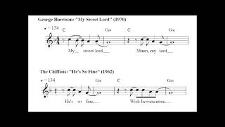 BEATLES MINUTE: "My Sweet Lord" vs. "He's So Fine"