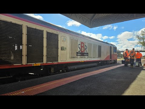 5PM9 SCT up "Dark Ghost" (8 locos), Forrestfield to Laverton, 0950-1000, 27/4/25, Horsham VIC