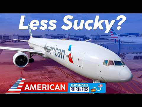 It's Not Horrible on AMERICAN AIRLINES ✦ 777 Business Class Trip Report ✦ Madrid to New York @tfft​