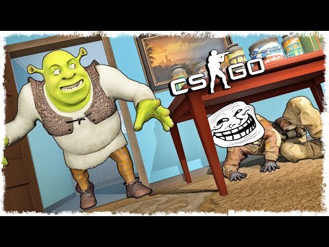 ТРОЛЛЬ vs ШРЕК МАНЬЯК В CS:GO!!!
