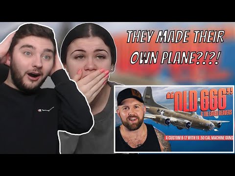 British Couple Reacts to The Infamous Eager Beavers & Their Custom B17 Bomber - Old 666!