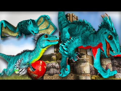 ENCONTRAMOS UM OVO ASSUSTADOR NO CASTELO MAL ASSOMBRADO! O POÇO DAS ALMAS! Ark  Survival Evolved