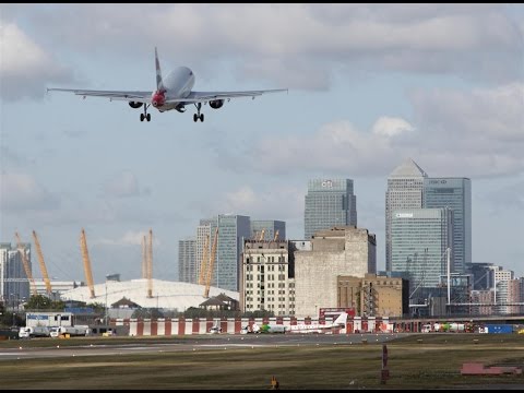 LCY 1990.  LWT's 'The London Programme'. 'Happy Landings'