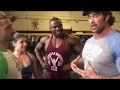 Mike Titan O'Hearn with World champion Wole Adesemoye throwing down a Epic chest workout Part 1