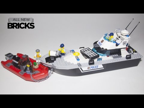 Vidéo LEGO City 60129 : Le bateau de patrouille de la police