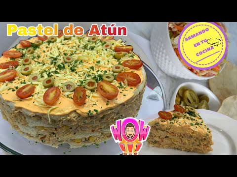 Pastel De Atun Frio Con Pan De Molde