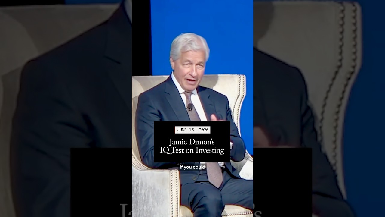 Jamie Dimon’s IQ Test on Investing