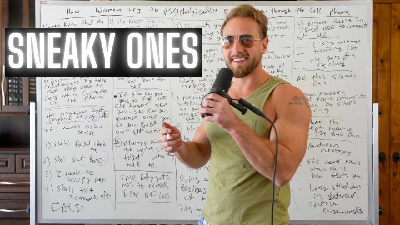 How WOMEN try to psychologically BREAK YOU through the CELL PHONE when DATING or in a relationship!