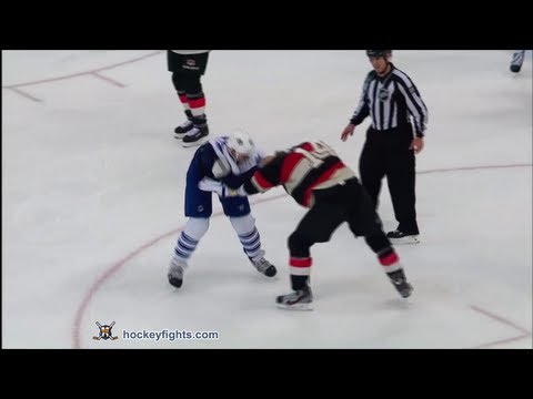 Mark Fraser vs Colin Greening Mar 30, 2013