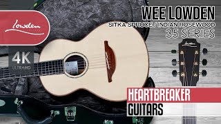 Video thumbnail for Wee Lowden 35 with Sitka Spruce over Indian Rosewood by Heartbreaker Guitars