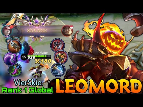 SAVAGE! Leomord WipeOut All Enemies! - Top 1 Global Leomord by VierSkie. - Mobile Legends