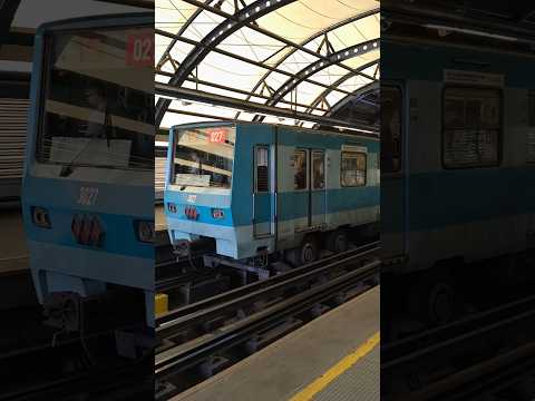 Metro De Santiago | NS-74 P3027 Saliendo De San Joaquín