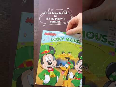 Mickey Mouse St. Patrick’s Day book find at BJ’s wholesale club! #stpatricksday #mickeymouse #sahm