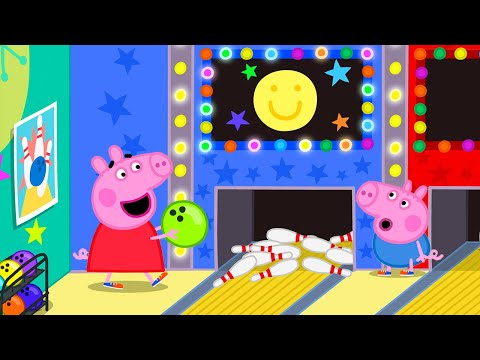 George Scores A Bowling Strike! 😱 Best of Peppa Pig 🐷 Cartoons for Children |