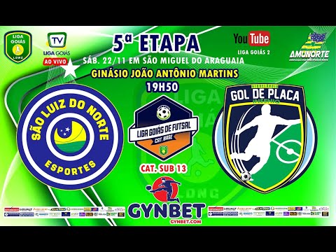 LIGA GOIÁS GYNBET.COM 2025 CATEG. BASE 2025 - SÃO LUIZ DO NORTE X GOL DE PLACA NIQUELANDIA