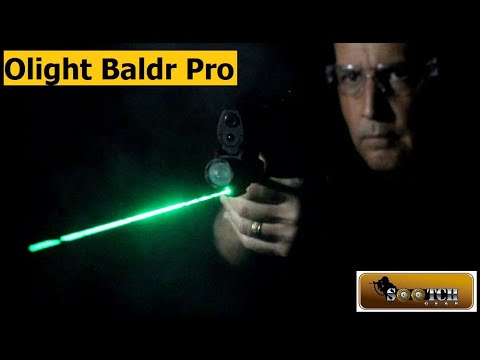 Brightest Weapon Light at 1350 Lumens with Green Laser:  Olight Baldr Pro Review