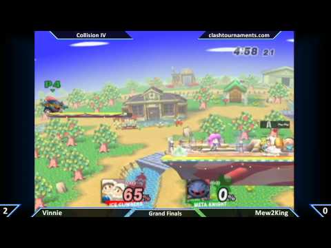 SSBB - Mew2King vs Apex Vinnie - Grand Finals - Collision IV
