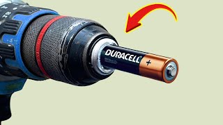 Just insert an old battery into Drill and Every house needs this and no one does it! Creation Tips