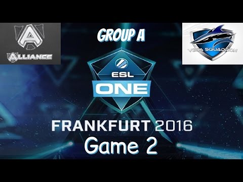 Alliance vs Vega - Game 2 - ESL ONE Frankfurt 2016 " Group A - Highlights