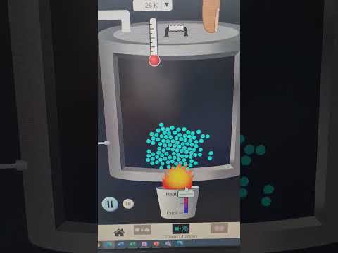 What Happens To Particles When You Heat Them? #particlemodel