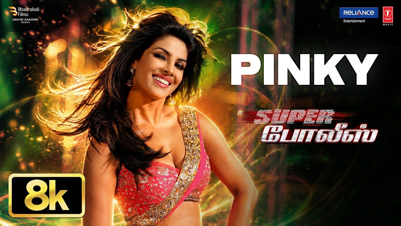 Ram Charan New Song | Pinky 8K Video | Super Police | Priyanka Chopra | Mahi Gill | Tamil Songs