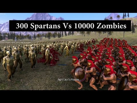Ultimate Epic Battle Simulator - 10000 Zombies Vs 300 Spartans