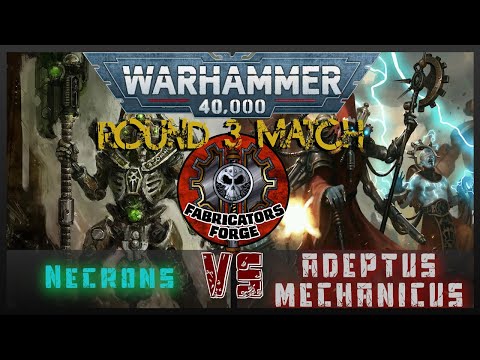 May 2021 RTT - Round 3 - Necrons (Evan) vs Admech (Lewis)