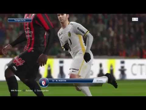 Pro Evolution Soccer 2016_résumé J12 Nice vs Lille