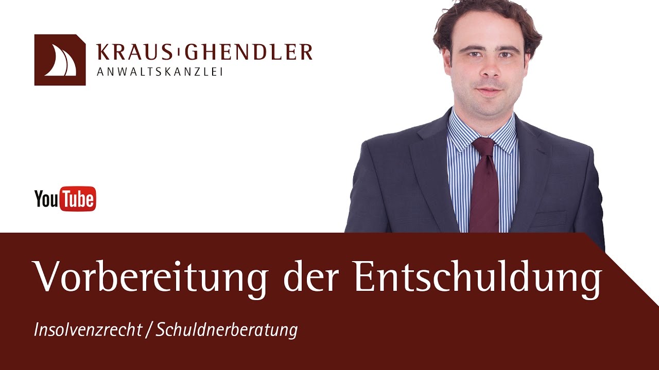 Vorbereitung Ihrer Entschuldung: Neues Konto eröffnen und Zahlungseinstellung