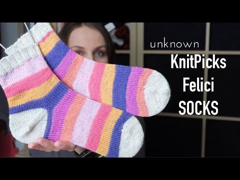 knitting SOCKS | KnitPicks Felici yarn | hand knit socks