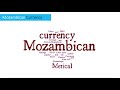 Mozambican Currency Metical